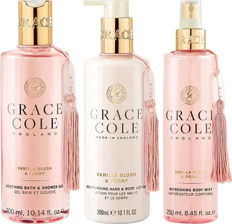Набір для тіла Vanilla Blush & Peony Grace Cole 