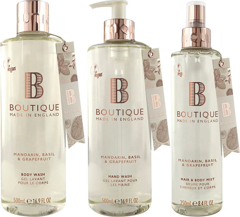 Набір для тіла Mandarin, Basil & Grapefruit Boutique