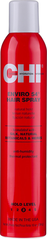 Лак для волос гибкой фиксации Natural Hold Hair Spray Enviro 54 CHI, 284 г