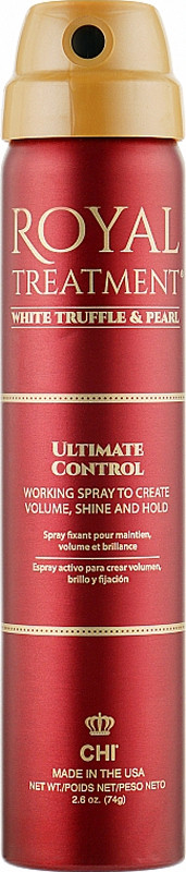 Лак для волосся для об'єму середньої та сильної фіксації Volume Hair Spray Royal Treatment CHI, 74 г