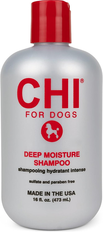 Шампунь для глибокого зволоження шерсті собак Deep Moisture Shampoo For Dogs CHI, 473 мл