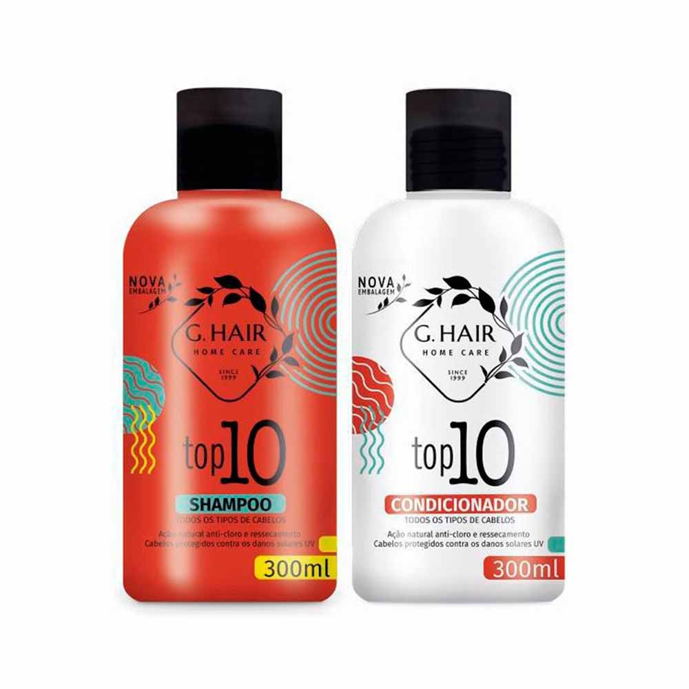 Набор для восстановления волос G.Hair Kit Duo Top 10 Inoar, 2х300 мл