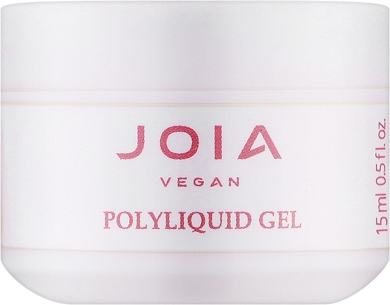 Жидкий гель для укрепления и моделирования PolyLiquid gel Delicate White JOIA vegan, 50 мл
