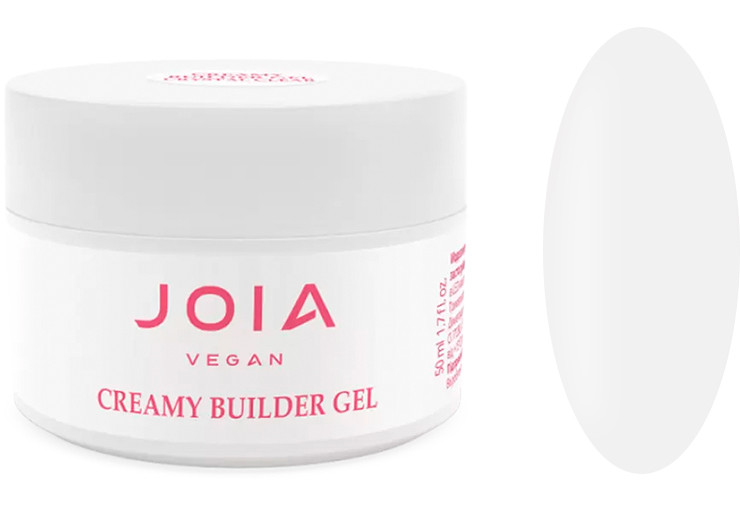 Моделирующий гель Creamy Builder Gel Angel White JOIA vegan, 50 мл