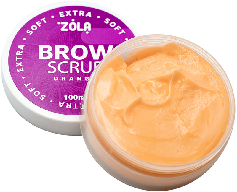 Скраб для бровей Extra Soft Апельсин Zola, 100 мл на beauty-prof.com Фото 2 Скраб для бровей Extra Soft Апельсин Zola, 100 мл Фото 2