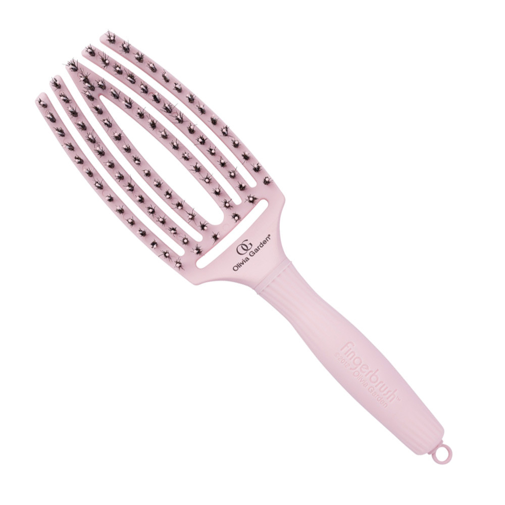 Щітка масажна Finger Brush Combo PASTEL Pink Olivia Garden*