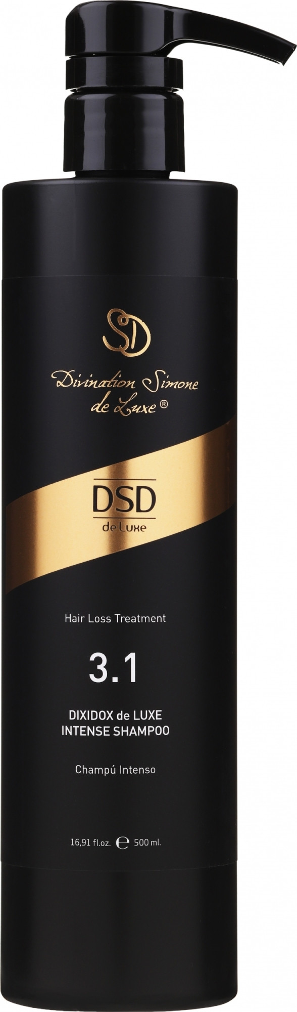 Шампунь интенсивный против выпадения волос Intense Shampoo 3.1 DSD DeLuxe, 500 мл