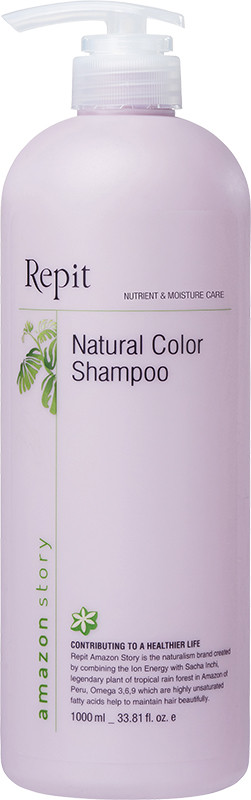 Шампунь для фарбованого волосся Natural Color Amazon Story Repit, 1000 мл