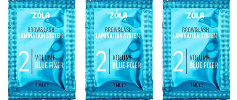 Набор для ламинирования в саше 02 Volume Blue Fixer Color Lab ZOLA, 3х1 мл  Фото 3 