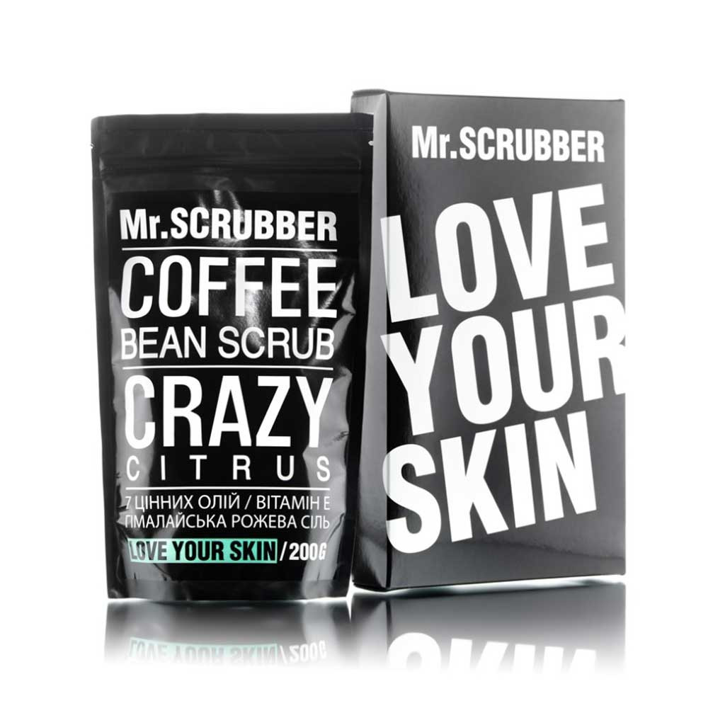 Кофейный скраб для тела Crazy Citrus Mr.SCRUBBER, 200 гр