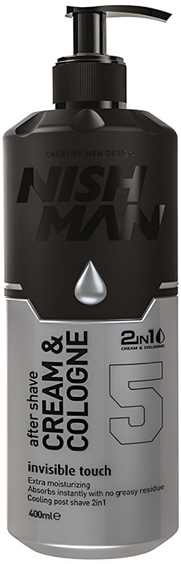 Крем-одеколон 2 в 1 Invisible Touch Nishman, 400 мл