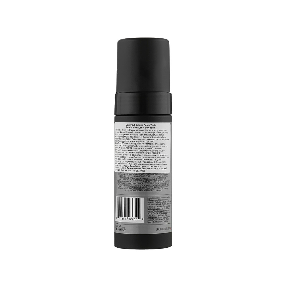 Тоник пенка для волос Uppercut Foam Tonic Uppercut,150 мл  Фото 2 
