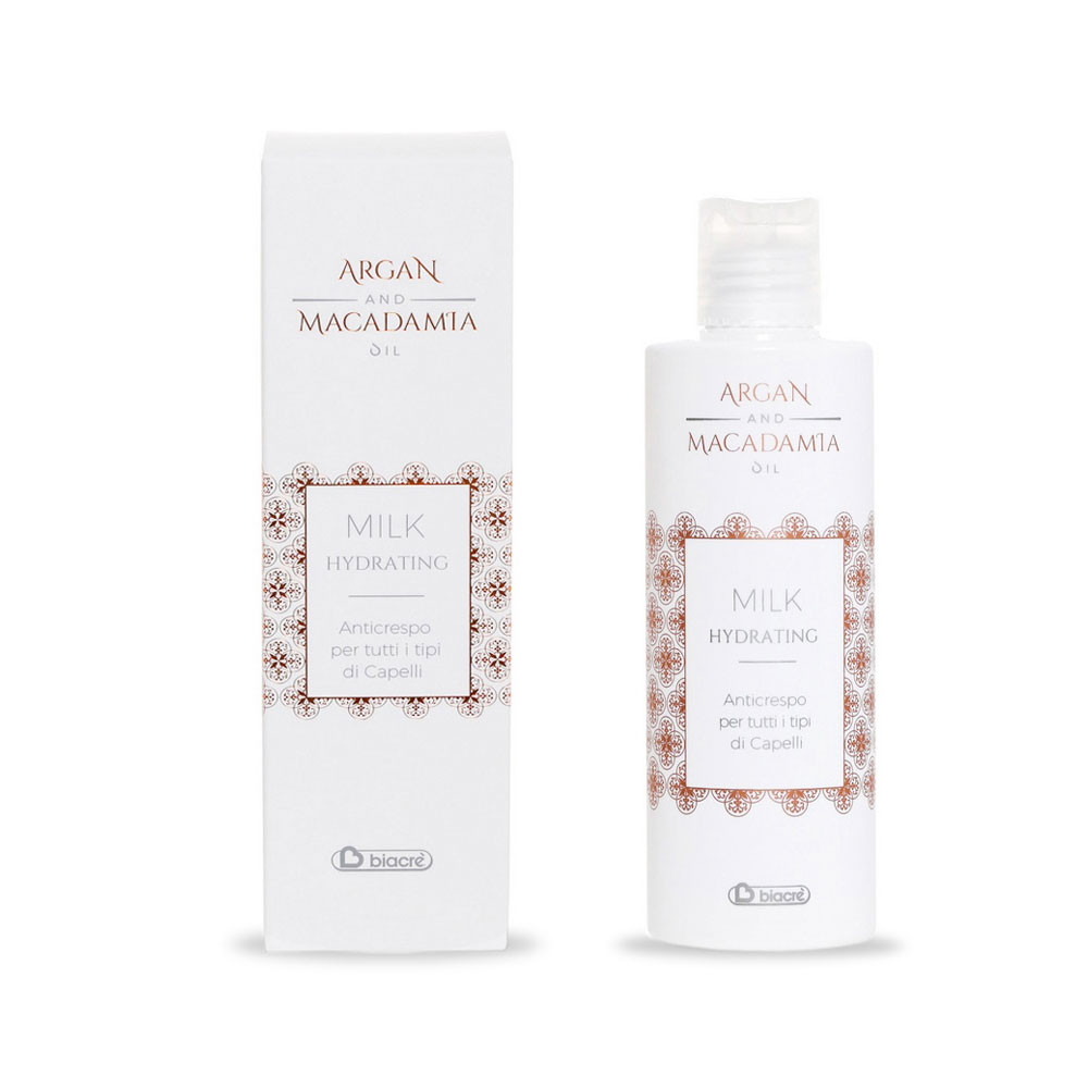 Молочко-антистатик Hydrating Milk Argan and Macadamia BIACRE, 200 мл  Фото 2 