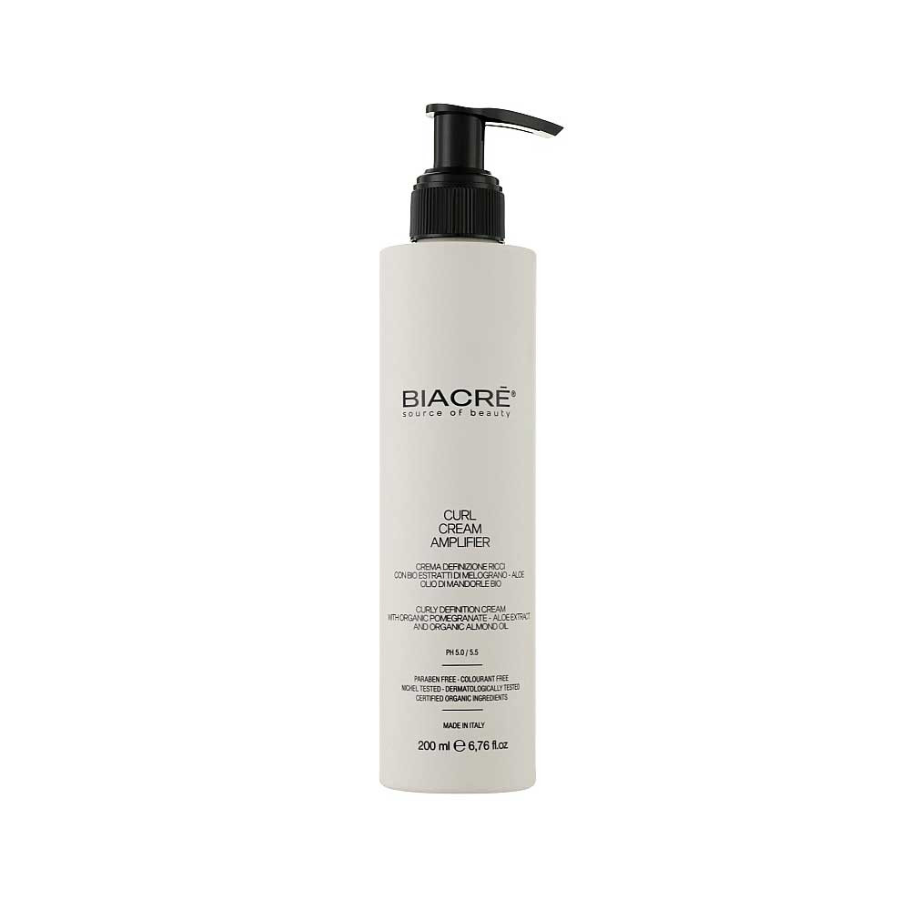 Моделюючий крем-догляд для кучерявого волосся CURL CREAM AMPLIFIER BIACRE, 200 мл 