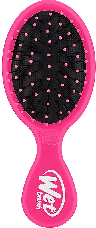 Щётка для волос Mini Detangler Pink Wet Brush 