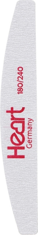 Пилка для нігтів Heart Titan Half, 180/240