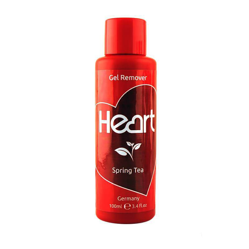 Жидкость для снятия гель-лака Gel Remover 100 мл. (Весенний чай) HEART*