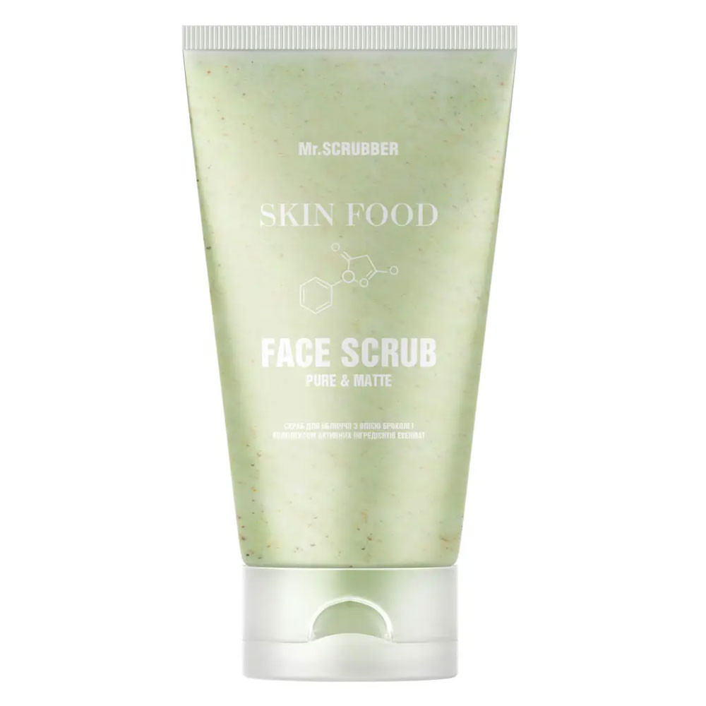 Скраб для обличчя з олією брокколі Skin Food Evermat Mr.SCRUBBER, 150 мл 