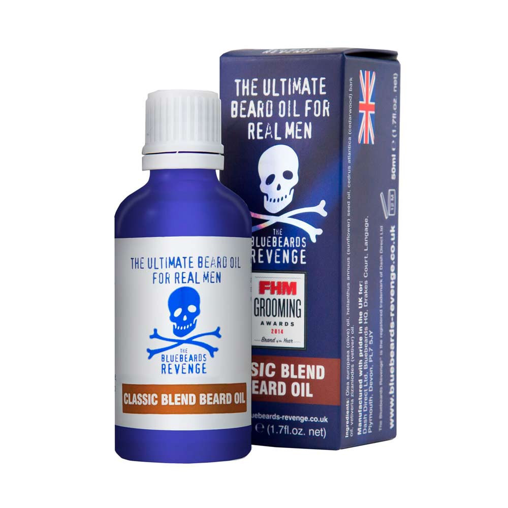 Масло для бороды Classic Blend Beard Oil Bluebeards, 50 мл