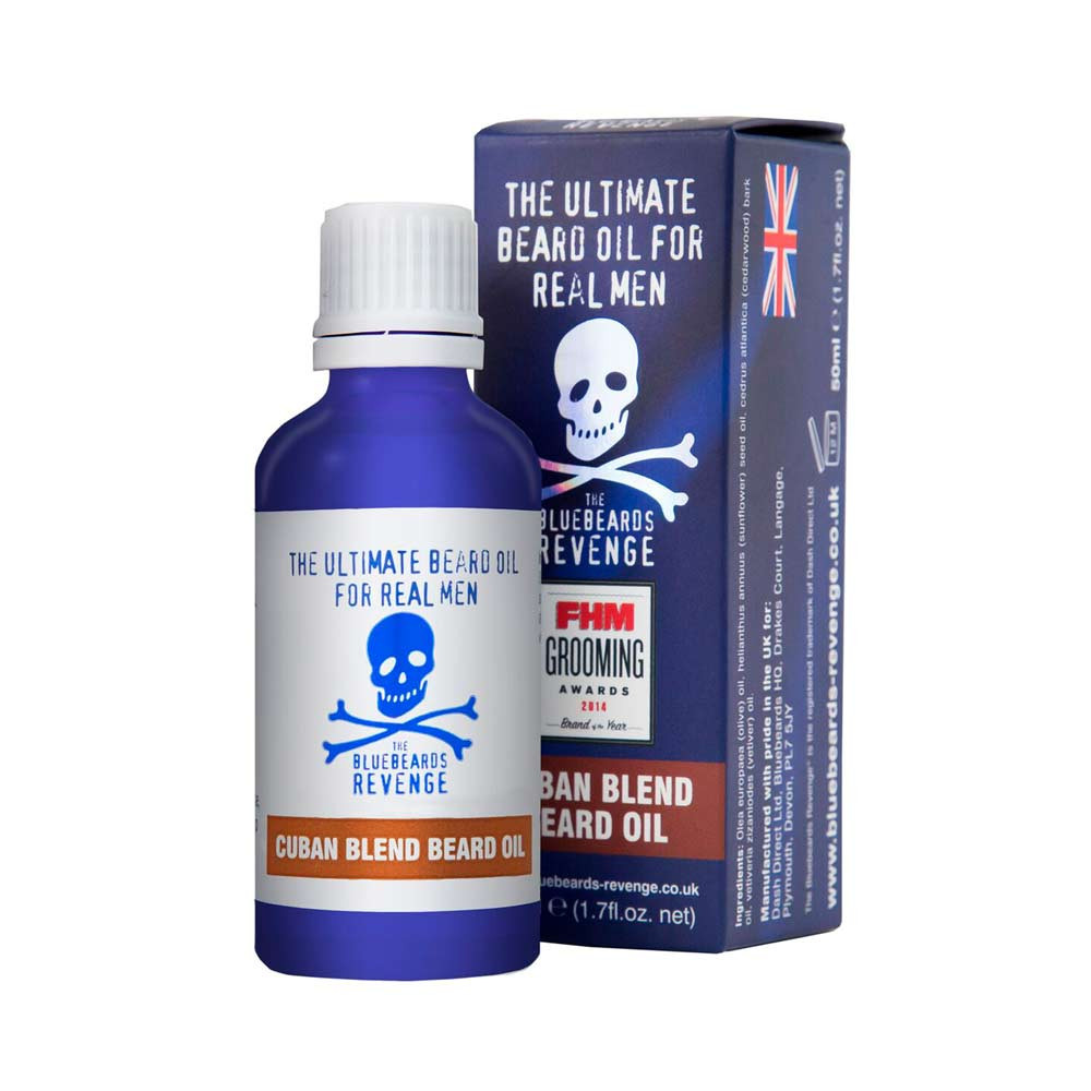 Олія для бороди Cuban Blend Beard Oil Bluebeards, 50 мл 