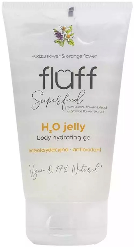 H2o Gel, Зволожуючий гель для тіла 150 мл квітка кудзу та апельсин Fluff