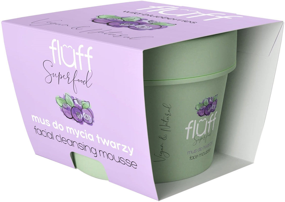 Очищающий мусс для лица Лесная ягода Fluff, 50 мл