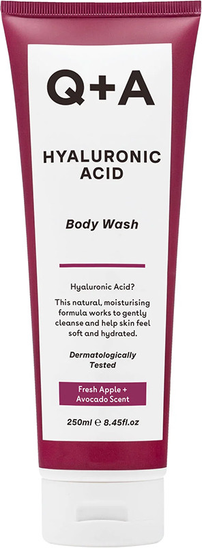 Гель для тела очищающий с гиалуроновой кислотой Hyaluronic Acid Body Wash Q+A, 250 мл 