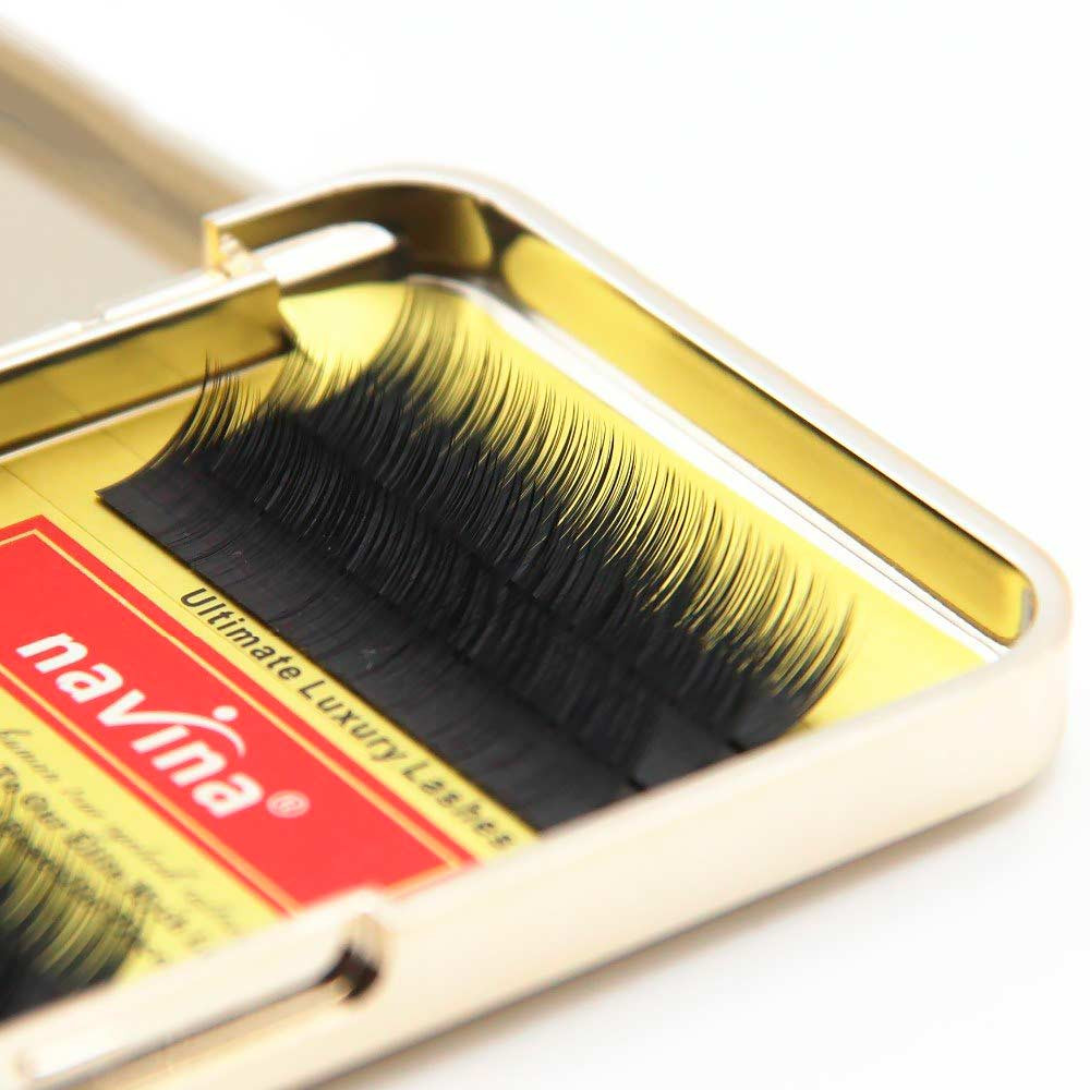 Ресницы изгиб СС 0.10 (12 рядов: 9-10-11мм) Navina* Фото 2