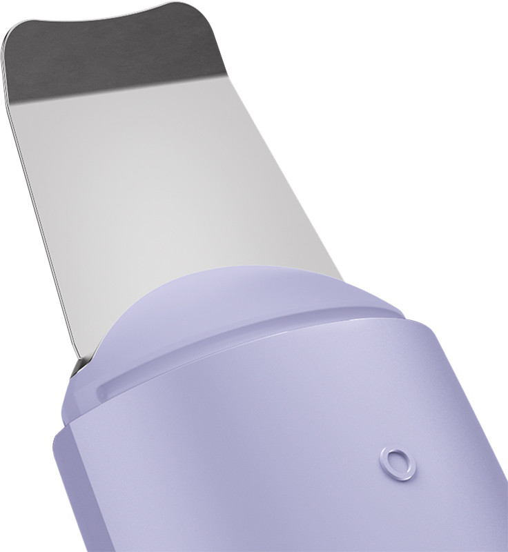 Мікрострумовий скрабер для шкіри та усунення чорних точок GESKE MicroCurrent Skin Scrubber & Blackhead Remover 9 в 1 фіолетовий  Фото 2 