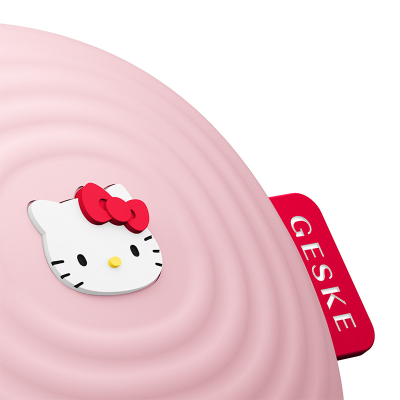 Електронна звукова щітка для обличчя GESKE Sonic Facial Brush 4 в 1 by Hello Kitty рожевий  Фото 2 