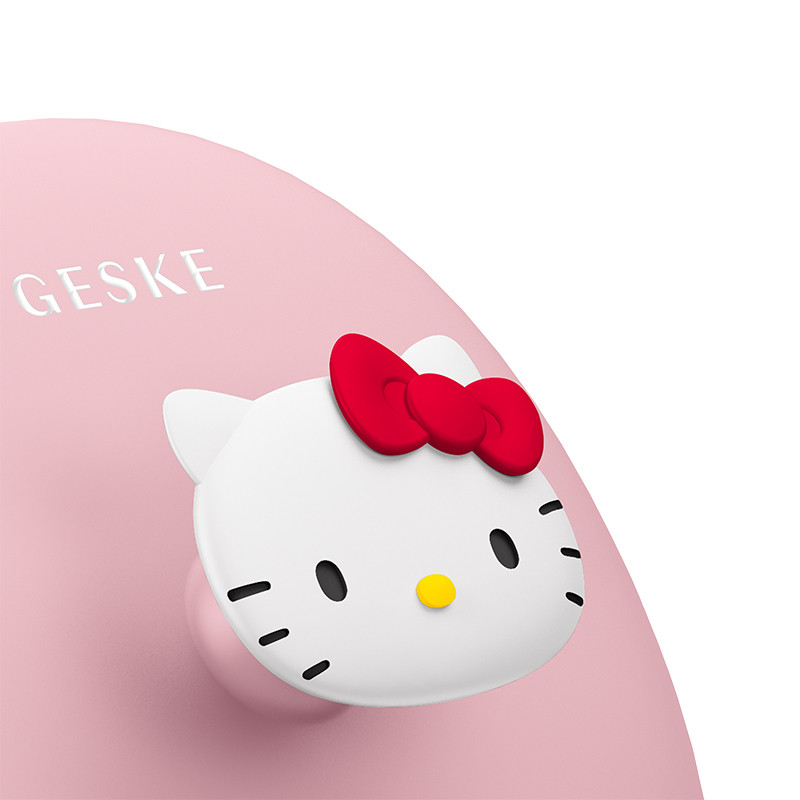 Щітка для обличчя GESKE Facial Brush З в 1 by Hello Kitty рожевий з тримачем  Фото 2 