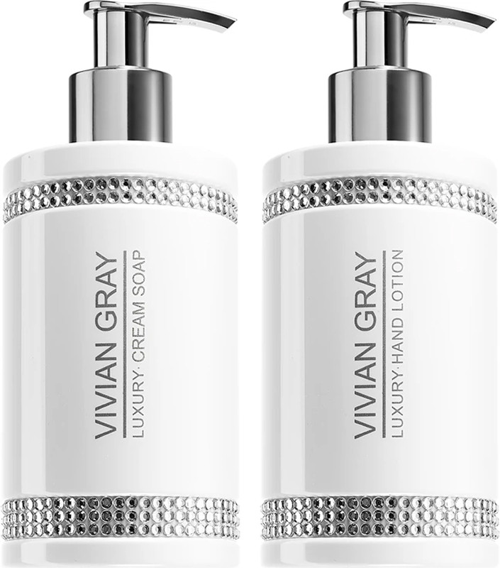 Крем-мыло и лосьон для рук White Crystal Vivian Gray, 2х250 мл