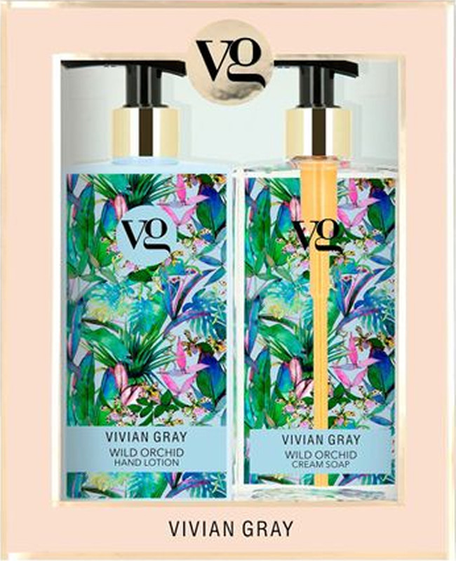 Набор крем-мыло и лосьон для рук Wild Orchid Vivian Gray, 2х350 мл