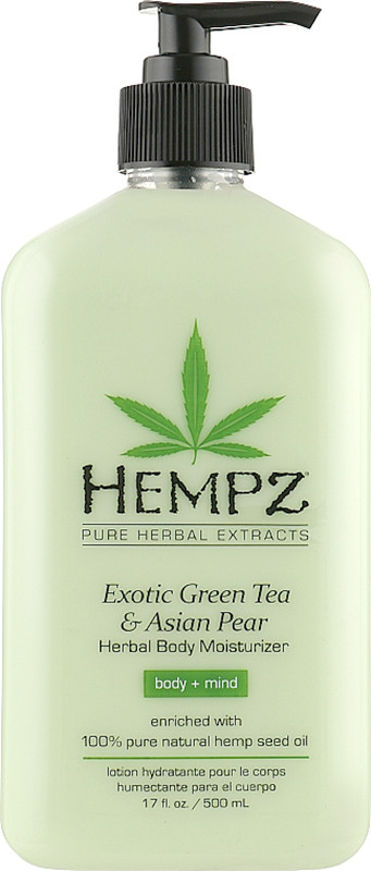 Молочко для тела "Чай и Груша" HEMPZ Exotic Green Tea & Asian Pear Herbal Moisturizer, 500 мл
