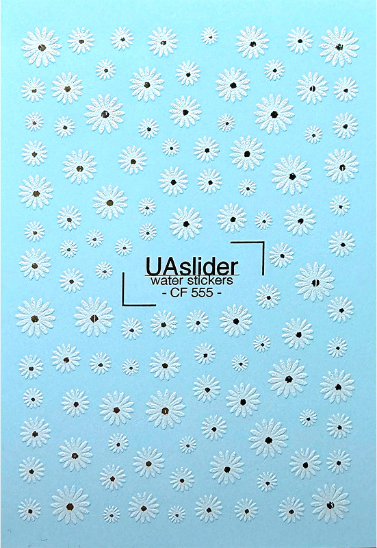 Слайдер-дизайн для ногтей Color and Foil 555 Slider