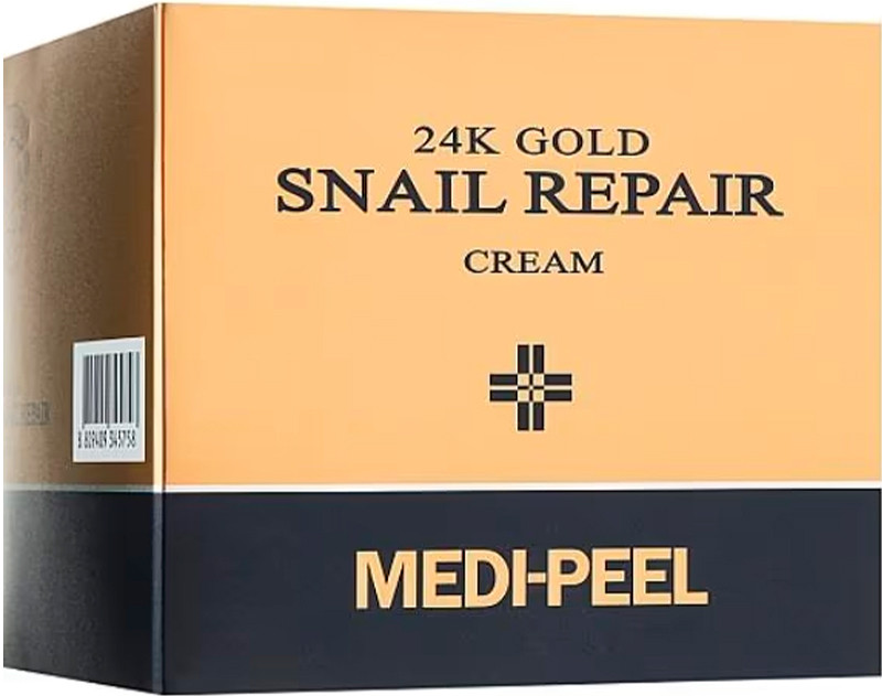 Крем восстанавливающий с золотом и муцином улитки Medi-Peel 24k Gold Snail Repair Cream, 50 г на beauty-prof.com Фото 2 Крем восстанавливающий с золотом и муцином улитки Medi-Peel 24k Gold Snail Repair Cream, 50 г Фото 2