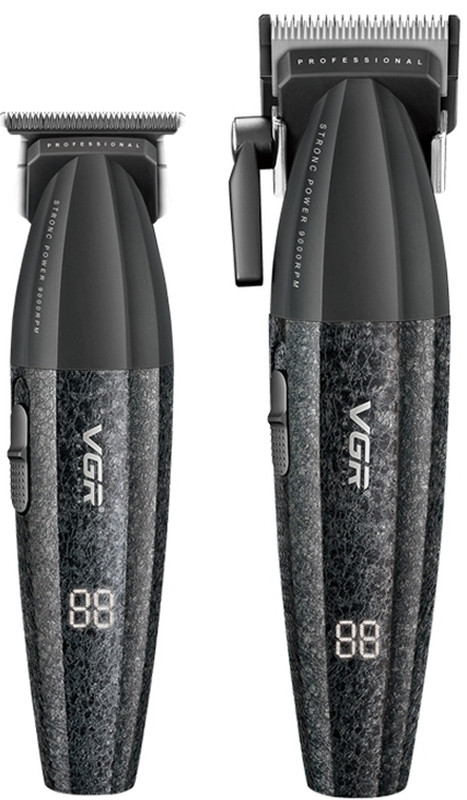 Набір машинка+тример Black V-640BK VGR 