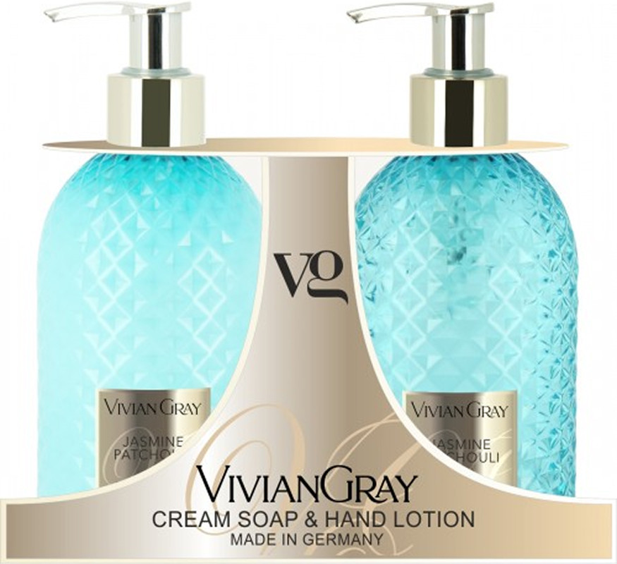 Набор Крем-мыло и лосьон для рук Jasmine & Patchouli Vivian Gray, 2х300 мл