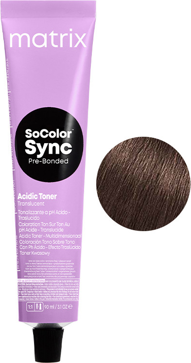 Краска для волос тон в тон  Color Sync Мока Мока, брюнет, 90мл Matrix