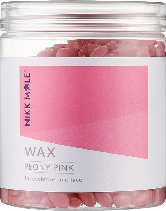 Воск для бровей и лица в гранулах Peony Pink Nikk Mole, 100 гр