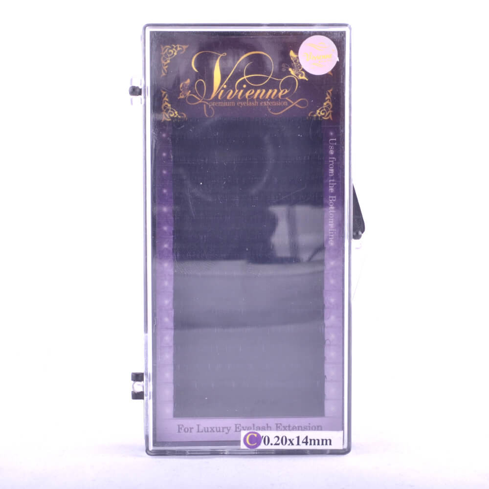Ресницы  Vivienne в ленте соболь 0,2/14 мм С (Premium mink lashes)  Фото 2 