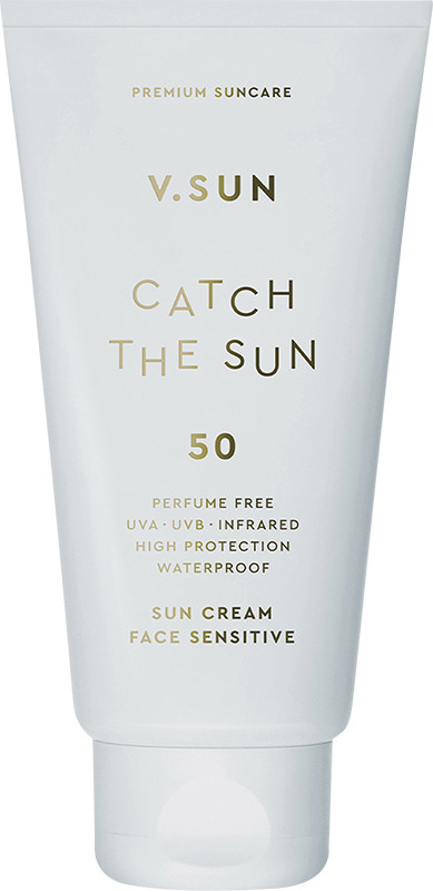 Солнцезащитный крем для лица Sun Cream Face Sensitive SPF 50 Perfume Free V.Sun, 75 мл