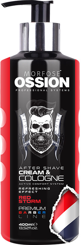 Крем-одеколон после бритья RED STORM Morfose OSSION P.B.L., 400 мл