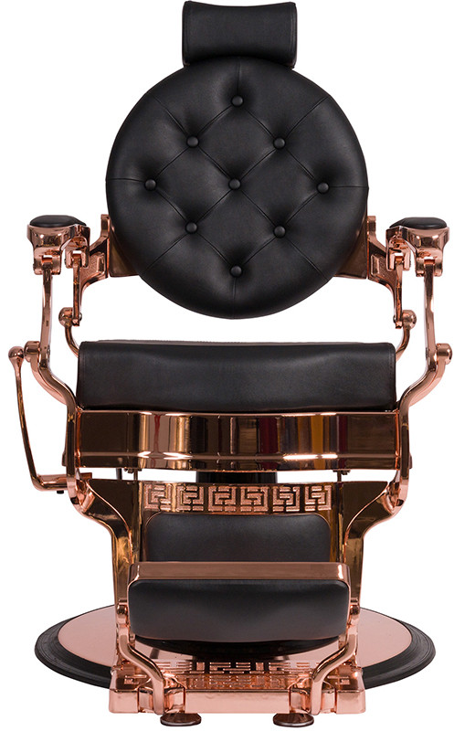 Барбер-крісло RZBH009.A12 рожеве золото хромоване, Mudi на beauty-prof.com Фото 2 Барбер-крісло RZBH009.A12 рожеве золото хромоване, Mudi Фото 2