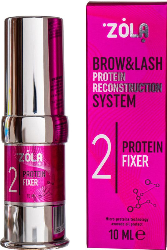 Состав для ламинирования NEW 02 Protein Fixer ZOLA, 10 мл_old  Фото 2 