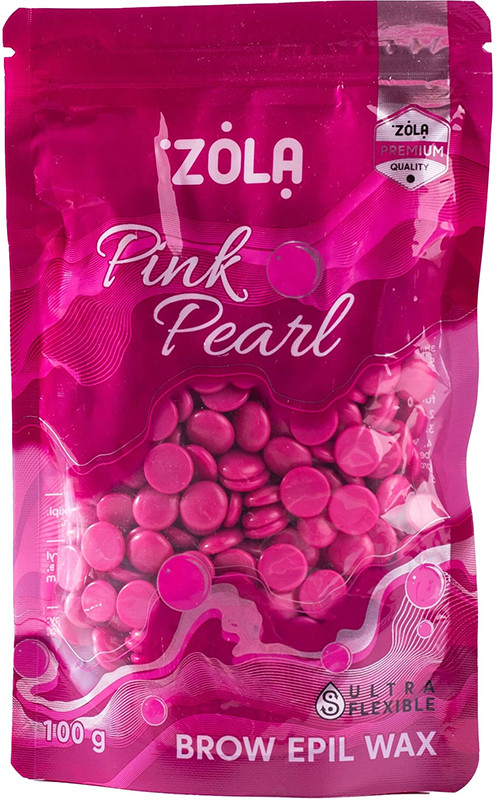 Воск гранулированный BROW EPIL WAX Pink Pearl ZOLA, 100 гр_old