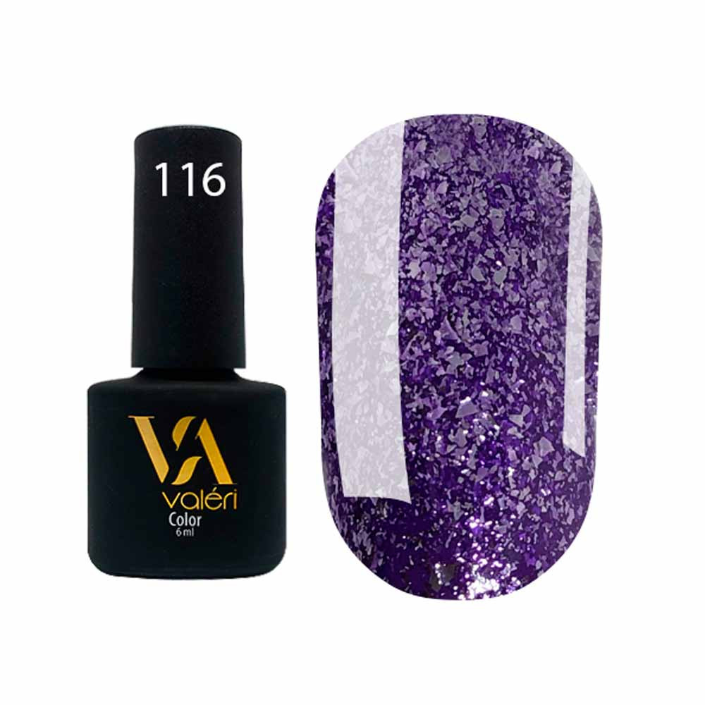 Гель-лак для нігтів Color №116 Valeri, 6 мл 