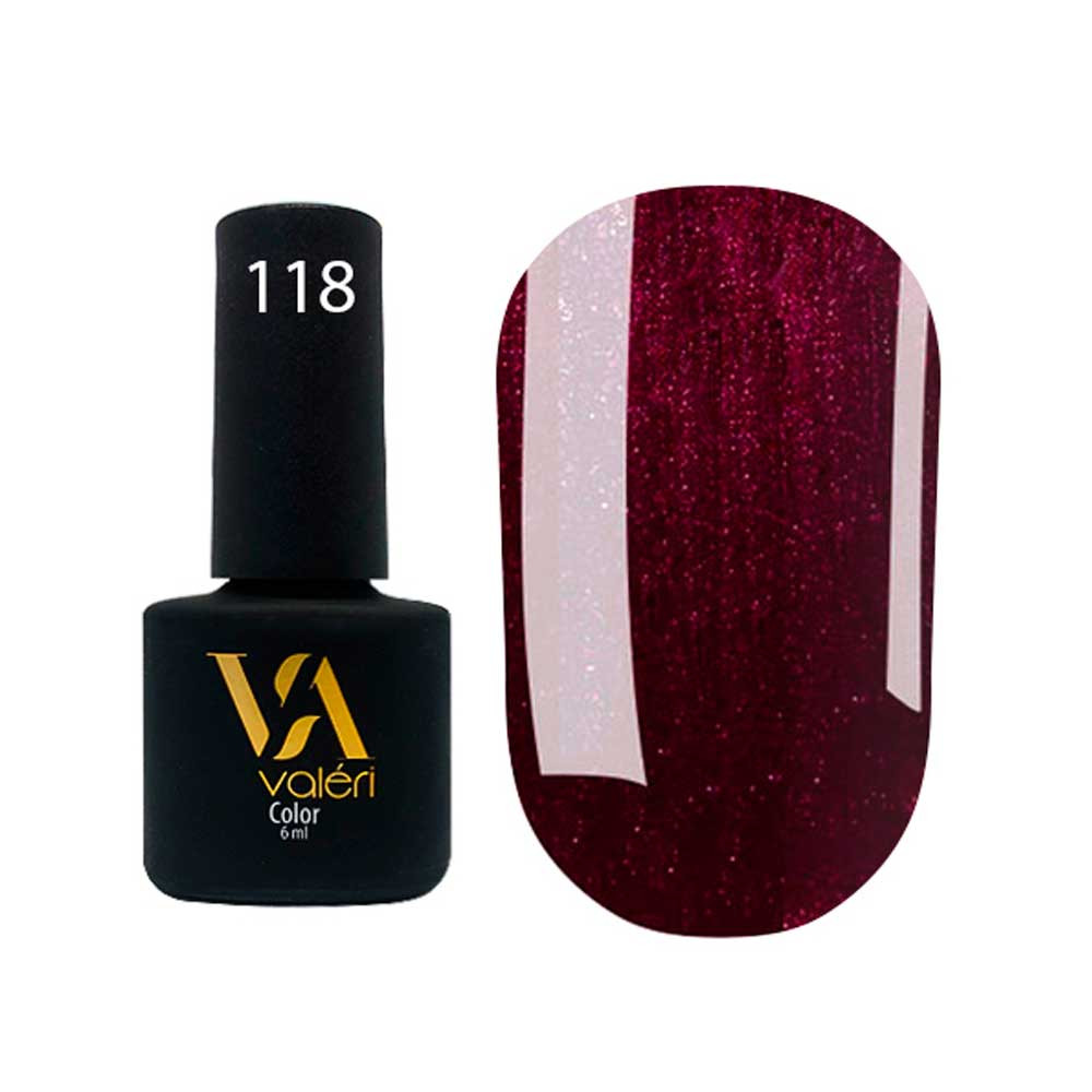 Гель-лак для ногтей Color №118 Valeri, 6 мл 