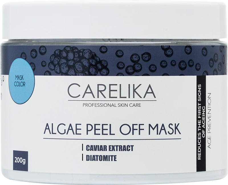 Маска для обличчя альгінатна на основі водоростей з ікрою CARELIKA, 200 г на beauty-prof.com Маска для обличчя альгінатна на основі водоростей з ікрою CARELIKA, 200 г