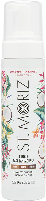 Автобронзат-мусс для экспресс загара St.Moriz Fast Tan Coconut Paradise, 200 мл